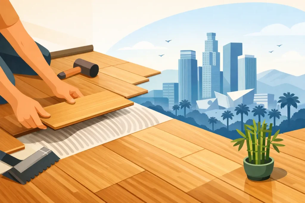 Bamboo Flooring Installation Los Angeles