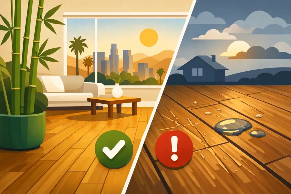 Bamboo Flooring Pros and Cons Review for LA Homes 2 Bamboo Flooring Pros and Cons Review for LA Homes