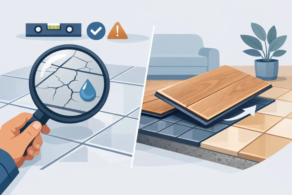 Can Vinyl Plank Go Over Tile? What to Check First 1 Can Vinyl Plank Go Over Tile? What to Check First