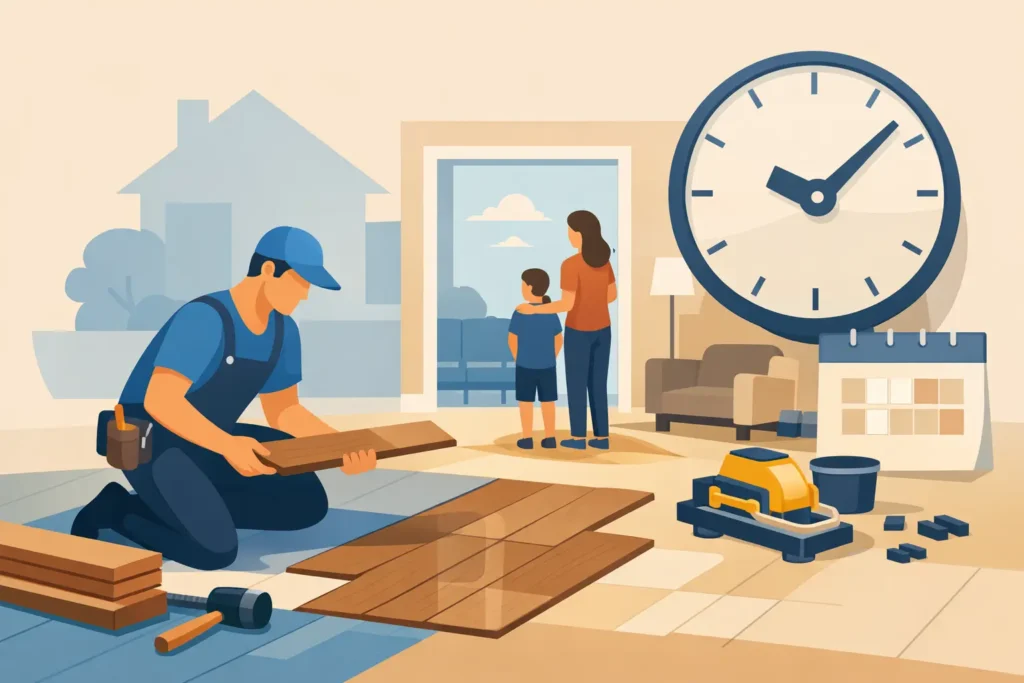 How Long Does Floor Installation Take at Home? 2 How Long Does Floor Installation Take at Home?