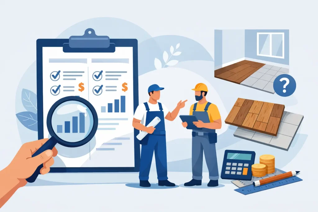 How to Compare Flooring Installation Quotes 2 How to Compare Flooring Installation Quotes