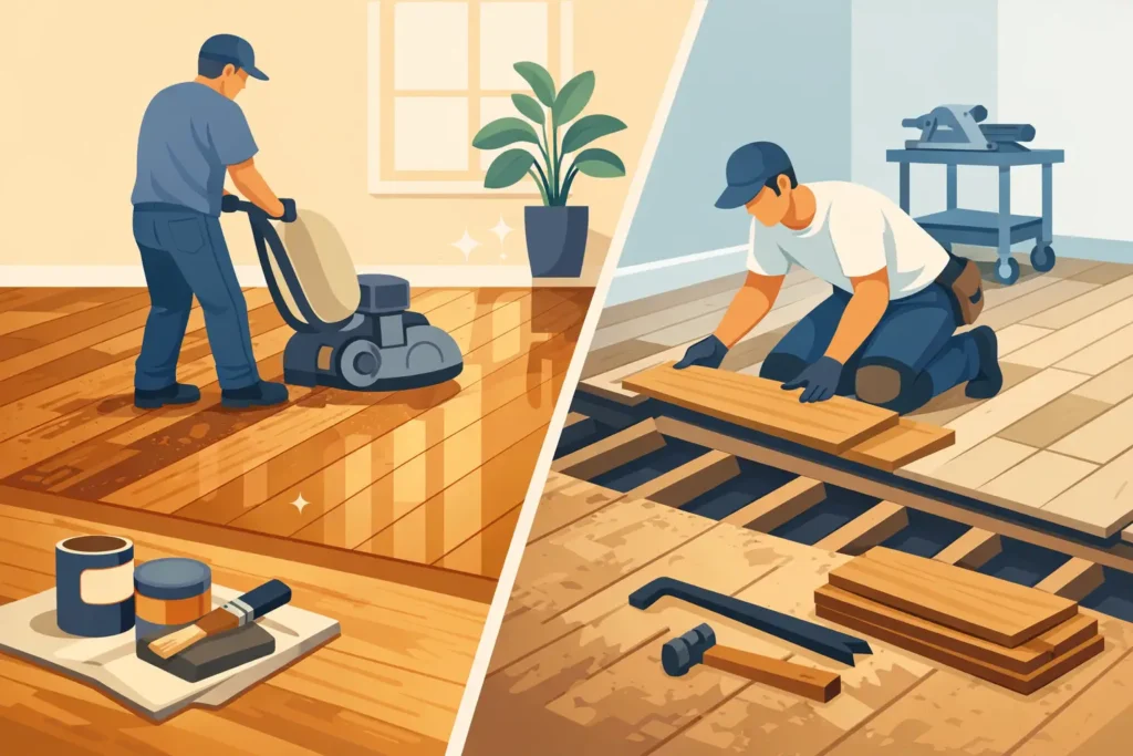 Refinish Versus Replace Hardwood Floors?