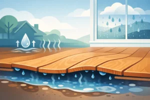 Flooring Installation 2 What Causes Hardwood Cupping? Moisture Is Why