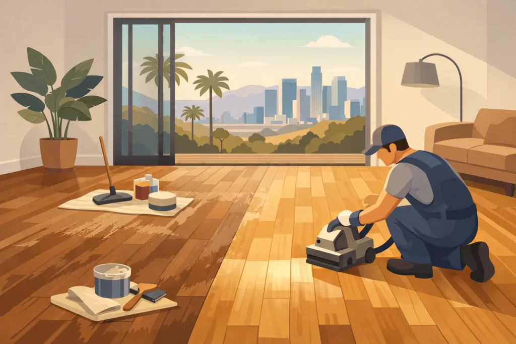 Hardwood Floor Refinishing Guide for LA Homes