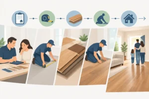 Your Flooring Timeline From Estimate to Move-In