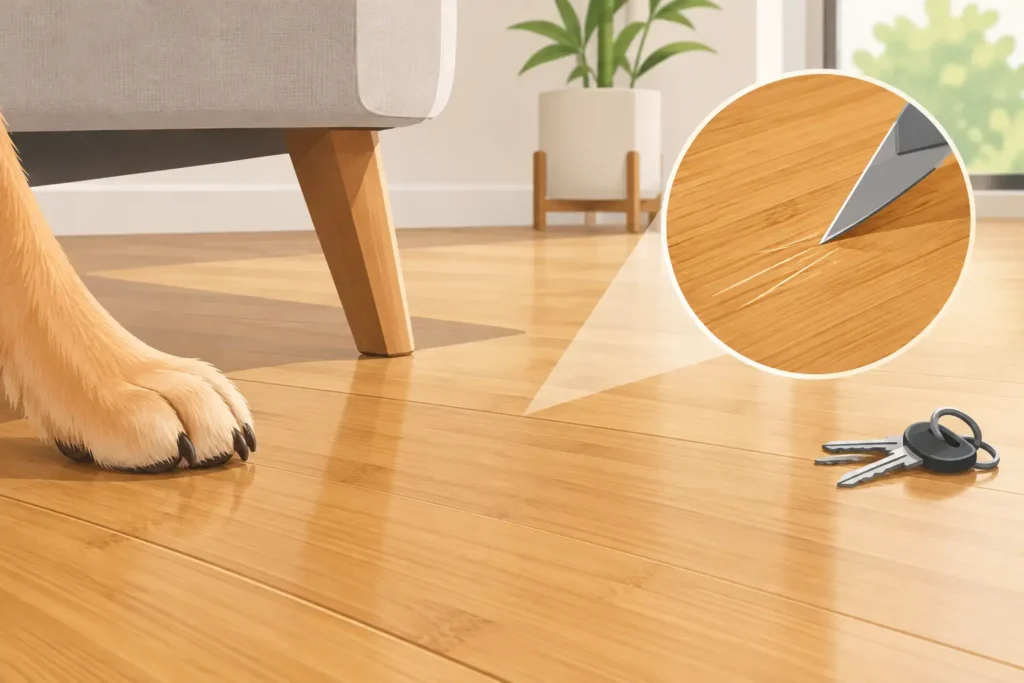 Does Bamboo Flooring Scratch Easily? The Real Answer